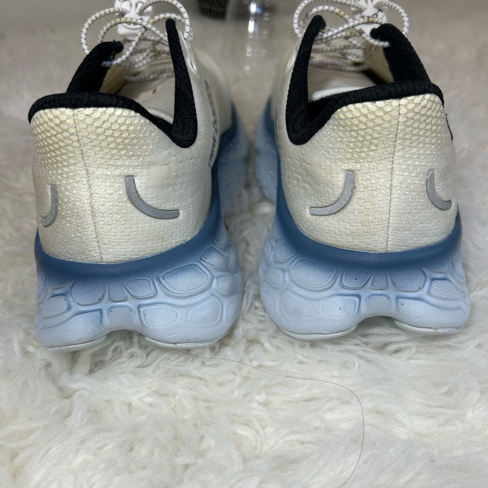 New Balance Men’s White & Blue Fresh Foam Athletic Sneakers - Picture 5 of 8